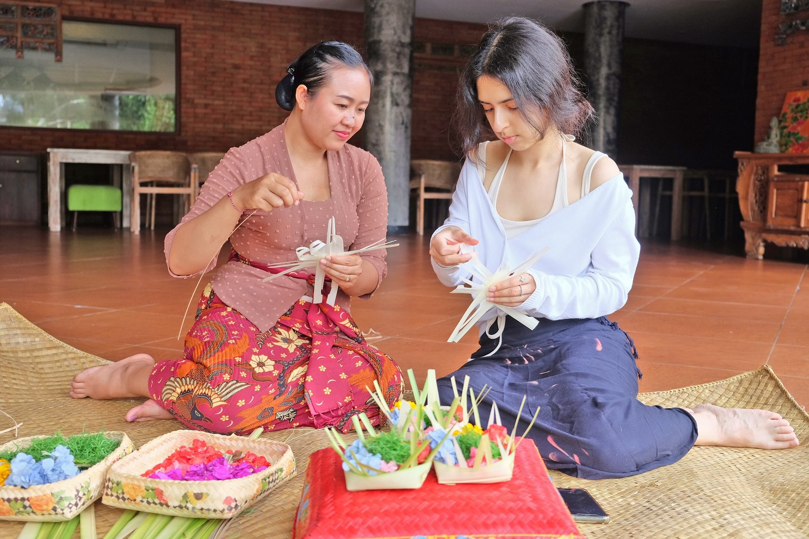 Balinese Offering Making